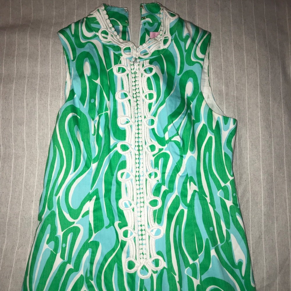 Lilly Pulitzer Shift Dress, Embroidered